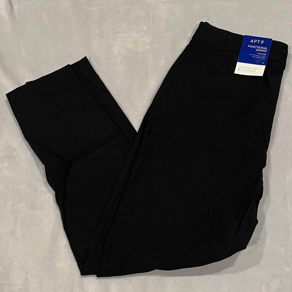NWT Apt 9 black skinny pants